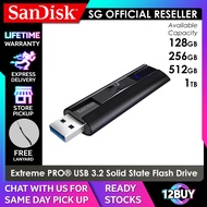 SanDisk Extreme PRO USB 3.1 Solid State Flash Drive 420MB/s Read Speed 380MB/s 128GB 256GB 512GB 1TB CZ880 12BUY