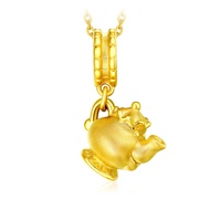 CHOW TAI FOOK Disney Princess Collection 999 Pure Gold Charm: Beauty &amp; The Beast - Teapot R19692