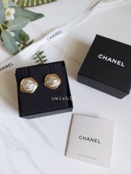 CHANEL 香奈兒 2022 新款 22S 22春夏  22ss 耳環 earrings 雙c 孖c 珍珠 全新 未使用品 FULL SET