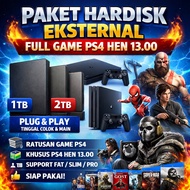 Jailbreak PS4 HEN FW 13.00 Package + External HDD Full Game PKG Plug & Play Ready to Use Support All