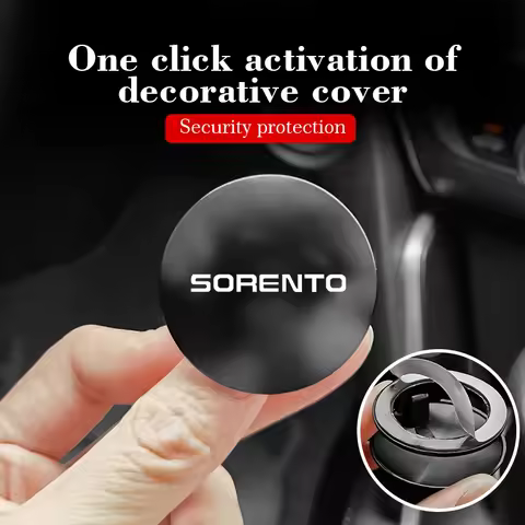Car ONE-CLICK Start Cover All Metal Atarting Start Stop Button For KIA Spectra Sedona K5 K8 Cadenza 