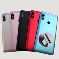 Original For Xiaomi Redmi Note 5 Door Housing Back Battery Cover+ SIM card tray + Side Buttons + Camera Flash Lens Replacement