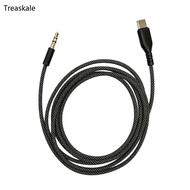 TREA 150CM Headphone Replacement Cord USB C to 3 5MM with Digital Chip for WH 1000XM5 4 3 Music Desk