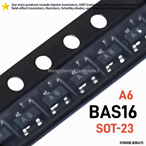 Switching Diode with Silkscreen: A6 A6W 100PCS BAS16 SOT-23