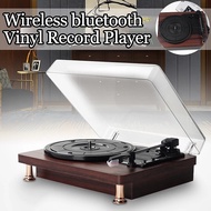 Vinsyn Vinyl Record Player 33/45/78RPM Nostalgic Style Record Player Built in Speakers Gramophone