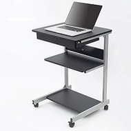 WSSBK Rolling Laptop Table Rolling Laptop Desk with Wheels Rolling Laptop Stand Adjustable Overbed Bedside Table