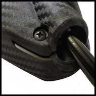 SUZUKI THUNDER 125Motorcycle Side Mirror dahon type Carbon & long stem standard size accessories