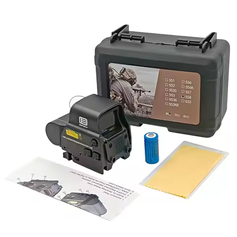 High Quality EXPS3 Holographic Night Vision Scope, 558 Red Dot Hunting Scope, 20mm Hunting Air Rifle