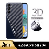 LAYAR Garskin Skin Carbon Samsung M14 5G 2023 Back Screen Protector