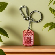 DJ-034 Heart Sutra Resin EasyCard Key Ring, Handmade EasyCard (Includes Ordinary Card EasyCard) Gift