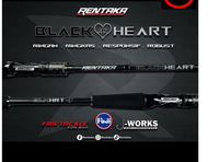 RENTAKA BLACK HEART 🖤 Baitcast & Spinning Rod BC Baitcasting BlackHeart