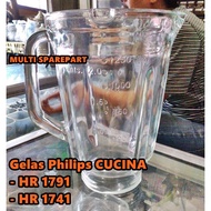 Gelas Blender Philips CUCINA KACA HR 1741 HR 1791