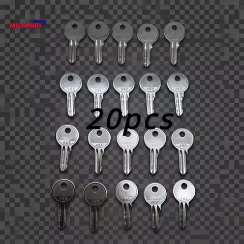 20pcs Ignition Switch Key 455 BG33 AS142 Elevator Keys XB2 LA38 LAY7 XB5 Push Button