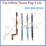 TOMBOL For Infinix Tecno Pop 5 Lte BD4 BD4i BD4A Side Button Volume Power & Live Power Button/Mati V