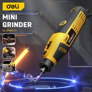 DELI Corded Mini Grinder with 6 Geared Speeds Adjustment (130W / 3.2mm / 41 Pcs Accessories) DL-DM03