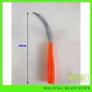 Pisau Pelepah Pisang Sayur Padi Camping Sabit Plastik Handle 月牙镰刀 家用割草刀