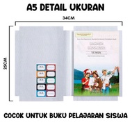 Waterproof PVC Plastic Book Cover Worksheet Plastic Cover Notebook Protective Film 10 Sheets