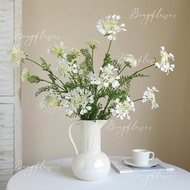 Fake anemone flower branch 96cm long, flower diameter 11cm