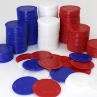 GiftExpress Lot of 300, Plastic Poker Chips for Kids Game Play, Learning Math Counting, Bingo Game, 