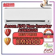Acson 1.0HP-3.0HP Non-Inverter Aircond MyEco R32 Air Conditioner A3WM AVO SERIES ACSON AIRCOND