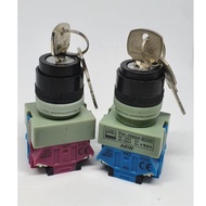 key selector switches 22mm 2 Way 3
