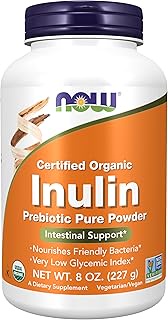 Now Foods Certified Organic, Inulin Pure Powder, 227g