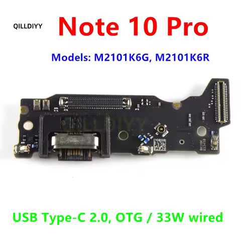 33W USB Type-C 2.0 Fast Charging Port Dock For Xiaomi Redmi Note 10 Pro Charger Plug Connector Board