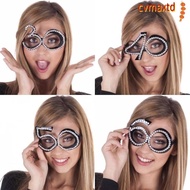ICVMAX Birthday Number Rhinestone Glasses, Rhinestone Funny Party Sunglasses, Celebration Decoration