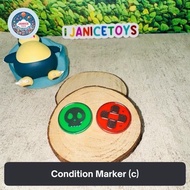 Playful Minds - Pokemon Tcg Official Dice - Dice Damage Counter Etb & Pokemon Condition Marker