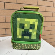 德國 THERMOS 膳魔師 X MINECRAFT 創世神 苦力怕 Creeper 綠色牛津布 飯盒 保溫 手提袋