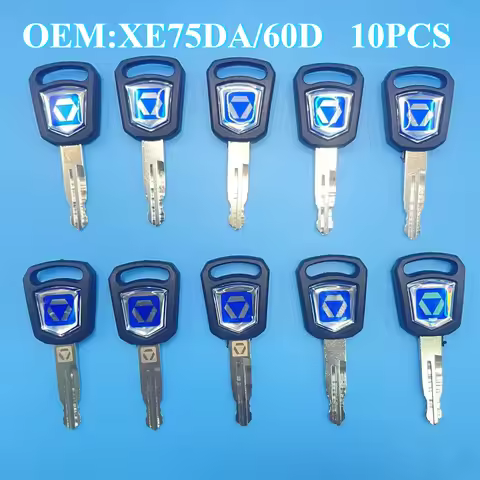 For XCMG Excavator key NEW style For 75DA 60D 215 200 Ignition key Door lock key