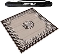 Large Mahjong Mat For Table With Carrying Bag, Chinese Style Anti Slip Noise Reduction Tablecloth Fo