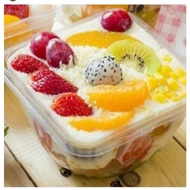 Mika Salad Fruit Vegetable Contents 25pcs Mika Ice Cream Milo Mica Salad Box/ + Lid