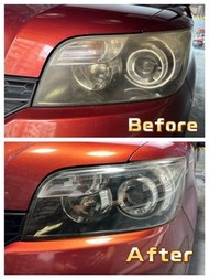 Toyota Rumion 頭燈翻新去黃