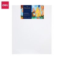 Deli Finenolo Cotton Canvas Board Panel Frame For Acrylic & Oil Painting Drawing White Frame Kanvas 