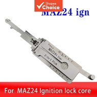 Original MAZ24 LISHI 2-in-1 Ignition Lock Core Decoder Lock Pick Tool Locksmith Tool