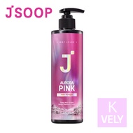 J'SOOP Color:J Aurora Pink Toning Shampoo – Fruity Herb Scent 380ml / Green Tone Neutralizing Shampo