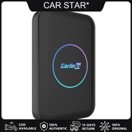 มีสายไปยัง Wireless CarPlay & Android Auto AI Box Plug & Play 2.4G+5G WiFi สำหรับ OEM Wired CarPlay