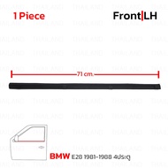 Rubber Squeegee Outside The Door Wiper Black For BMW E28 5 Series 4Dr Year 1981-1988