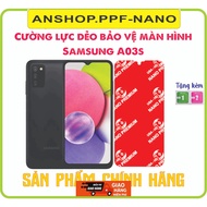 Toughened flexible phone screen protector for Samsung A03S