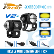 Surfy Motorcycle Mini Driving Light V2+ with Flashing Light Firefly Brand 20W/Bulb 3000LM With Cooli