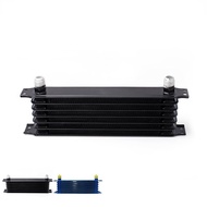 UNIVERSAL 7 ROW AN10 -10AN ENGINE TRANSMIS OIL COOLER TRUST TYPE