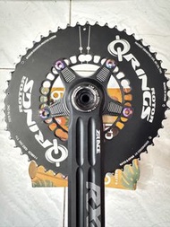 Zrace RX  170mm 公路自行车竞赛级超轻曲柄 Rotor Q ring   齒盤 110BCD Q52