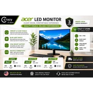ACER LED 19'5 E200Q / 21'5 EK221QJ0 / 23'8 EK241YP6 / 24'5 EK251QP6 / 27" EK271P6