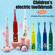 Kids Sonic Toothbrush - Cartoon Electric Toothbrush with Soft Bristles｜2-Min Smart Timer｜IPX7 Waterp