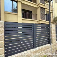 Courtyard Wall Outdoor Courtyard Aluminum Alloy New Chinese Style Courtyard Villa Fence Aluminum Art
