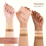 Wardah Colorfit Highlight Contour Palette