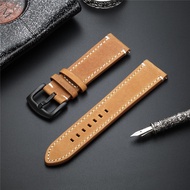 For Huawei Watch Buds Genuine Leather Watchbands For Huawei Watch3 Pro Quick Release Male Smart Watch Straps Watch Accessories