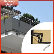 การปกป้องความเป็นส่วนตัวผ้าร่มพับได้สำหรับใช้ในห้องครัวเคสผ้าระเบียงผ้าม่านกันแดด