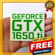 NVIDIA GEFORCE GTX 1650 TI CUTTING STICKER ACCESSORIES CASE PC GAMING OUTDOOR STICKER
